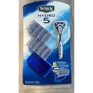 Schick Hydro5  Razor Handle + 10 Cartridges